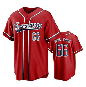 Customizable Logo American Baseball Jersey Breathable Stitched Jersey Digital Sublimation Print Customized Printed Baseball - Product Image 1