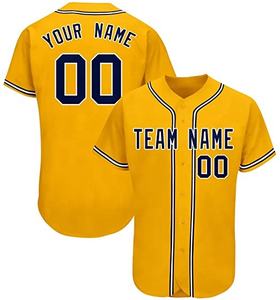 Vente en gros d'usine, maillot de baseball pour adultes, uniforme personnalisé, impression 3D, broderie, manches courtes, chemises de baseball pour hommes, respirantes - Product Image 6