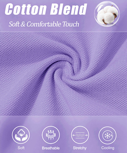 Polo pour femme personnalisé à emballage sur mesure, séchage rapide, finition texturée lisse, tissu léger, structure tricotée, matériau T-shirt - Product Image 6