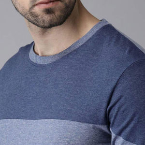 T-shirt à manches longues de haute qualité pour hommes, 100% coton, uni noir, vêtements tendance, t-shirt à col rond à manches longues pour hommes - Product Image 6