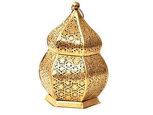 Lanterne en métal très demandée pour les maisons familiales, offrant une lueur douce pour les espaces communs et des soirées chaleureuses en intérieur - Product Image 3