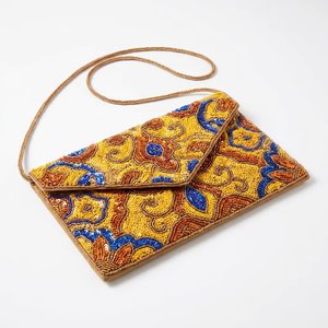 Bolso de mano estilo vintage con cuentas, venta al por mayor, bordado, para mujer, fabricante, para fiestas formales, al por mayor - Product Image 1