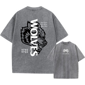 Camisetas de Hombre de Alta Calidad en Poliéster/Algodón con Lavado Ácido, Estilo Urbano, con Opciones Personalizables, Tejido de Lana, Secado Rápido y Transpirable - Product Image 3