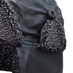 Gorros Trapper al por Mayor, Gorro de Esquí Estilo Ruso de Cuero Genuino con Orejeras de Piel, Gorro de Invierno para Uso en Exteriores para Hombre - Product Image 2