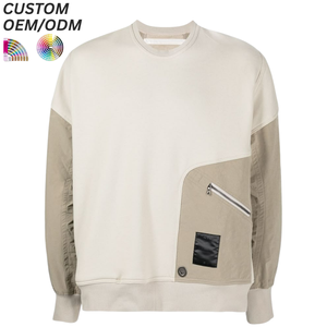 Sudadera de Algodón para Hombre, Estilo Pullover, Bordada, Diseño Minimalista, Casual, Holgada, Transpirable, Impermeable, Resistente al Viento, Ecológica - Product Image 3