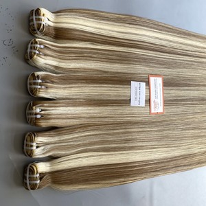 Venta al por mayor 100% Extensiones de Cabello Remy Vietnamita con Cutícula Alineada Resalte Color Trama Recta Cabello Humano de Alta Calidad - Product Image 6