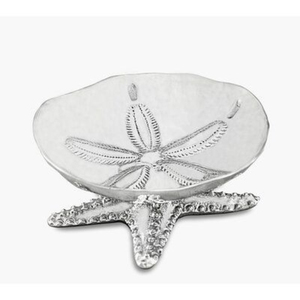 Tazones de lujo para servir mariscos, diseño de estrella de mar, plateados, brillantes, pulidos, de la mejor calidad, hechos de metal, con un aspecto atractivo, al precio más bajo. - Product Image 1