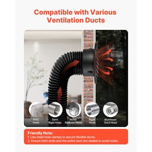 Copertura per Bocchetta di Ventilazione Rotonda da 4 Pollici in Acciaio Inox Premium con Griglia di Protezione - Product Image 5