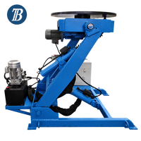 Positionneur de soudage inclinable pour engrenages industriels, table rotative automatisée pour cuves sous pression, neuf, garantie 1,5 an