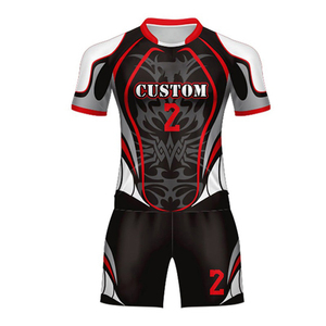Uniforme Deportivo de Rugby de Primera Calidad, Más Vendido, de Algodón/Poliéster Estampado, Talla Grande, Transpirable, Personalizado para Equipos - Product Image 2