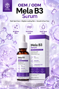WINKS COSMED Mela B3 Sérum 10ml Exfoliation Triple Acide Anti-Rides Soin Taches Brunes Niacinamide Acide Hyaluronique Vitamine E Visage - Product Image 4