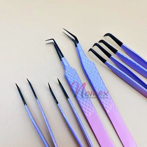 Pince à épiler en acier inoxydable de haute qualité, pointes lisses ou dentelées, préhension accrue, conception de logo personnalisé pour outils de beauté et de soins personnels - Product Image 5