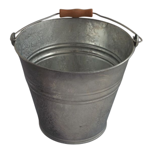 Cubo de Acero Galvanizado de Alta Calidad con Asa, Cubo Metálico Multiusos para Jardín, Granja y Hogar a Precio Competitivo - Product Image 5