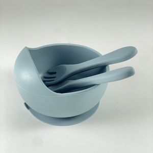 ชามซิลิโคนเกรดอาหารสำหรับเด็กพร้อมฐานดูดที่แข็งแรง, ชามป้อนอาหารเด็กวัยหัดเดินกันลื่น, ปลอดสาร BPA, ใช้กับไมโครเวฟได้ - Product Image 4