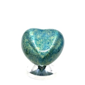 Urna Funeraria en Forma de Corazón en Color Verde con Diseño Personalizado para Cenizas de Adultos, Urna Decorativa de Metal para Recuerdo - Product Image 4