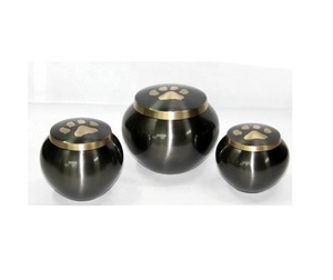 โกศสัตว์เลี้ยงหรูหราอุปกรณ์สำหรับงานศพที่คุณรักพิมพ์ลายอุ้งเท้าใหม่ - Product Image 4