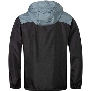 New Style 2k26 Men's <b>Winter</b> Solid Lightweight Hooded Windbreaker <b>Jacket</b> Full Zip Waterproof Outdoor <b>Running</b> Coat - Product Image 2