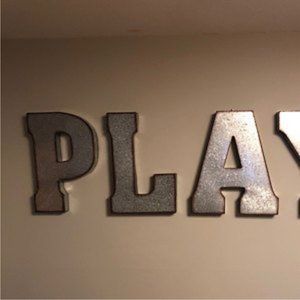 Lettres lumineuses rustiques en métal galvanisé Mr & Mrs avec éclairage LED, décoration de mariage vintage, art mural industriel, ornement pour la maison - Product Image 3