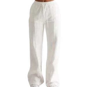 <b>Women's</b> Solid Color Baggy Sweat Pants <b>Joggers</b> <b>Straight</b> <b>Leg</b> Trousers Pants Hot Selling Oversized Sweatpants For <b>Women</b> 2026 - Product Image 4