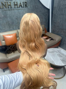 AnhHair Factory - Peluca de Cabello Humano Vietnamita Transparente, Sin Pegamento, con Cutículas Alineadas, Estilo Bouncy, 250% de Densidad, Alta Calidad, Venta al Por Mayor - Product Image 6