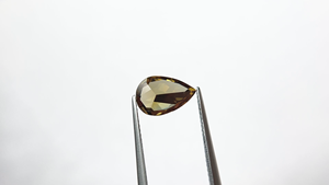 Diamant naturel fantaisie jaune taille poire cultivé en laboratoire certifié IGI, pierre libre pour la fabrication de bijoux - Product Image 3