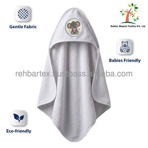 Premium Baby Hooded Bath <b>Towel</b> Comfy Cotton Terry Bath <b>Wrap</b> Quick-Dry Newborn Bath <b>Towel</b> Gentle on Skin OEM/ODM Bulk Supply - Product Image 5