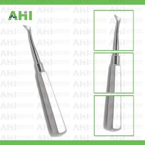 Elevador de Raíces Dental de Calidad Premium, Tipo Twist 27 L, Manual, de Acero Inoxidable, Certificado CE Clase I, Instrumento Dental Ergonómico Plateado - Product Image 3