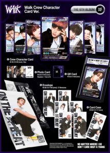 NCT 127 / 6º álbum de estudio [WALK] (Versión con tarjetas de personajes de la tripulación (Smart Album) Álbum oficial de Kpop coreano en CD) - Product Image 6