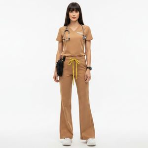 OEM Custom Medical <b>Scrubs</b> <b>Set</b> Breathable Nurse Uniform Comfortable Hospital Workwear Wholesale <b>Scrub</b> Suit Manufacturer - Product Image 6