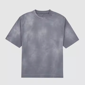Wholesale Men's Plus Size Oversized Fit O-Neck 100% Cotton T-<b>Shirts</b> with Digital Print Breathable Fabric OEM Available - Product Image 1