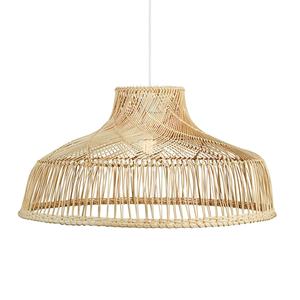 Vente flash - Abat-jour en rotin naturel, lampe suspendue rustique faite à la main pour la maison et l'hôtel, vente en gros au Vietnam - Product Image 1