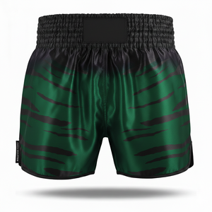 Pantalones Cortos de Muay Thai de Poliéster de Secado Rápido con Diseño Nuevo, Estilo Retro, Bordado, Equipamiento de Artes Marciales - Product Image 2