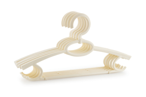 <b>Plastic</b> Clothing Hanger Rectangle Shape <b>Hook</b> Type For Wardrobe Storage Space Saving Lightweight Minimalist Design - Product Image 4