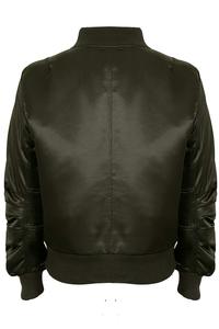 เสื้อแจ็คเก็ตบอมเบอร์คุณภาพสูงสำหรับผู้ชายจาก Outfitize International ขายส่งเสื้อแจ็คเก็ตนักบินคลาสสิค MA-1 ปักลายตามสั่ง สไตล์สตรีทแวร์ - Product Image 6