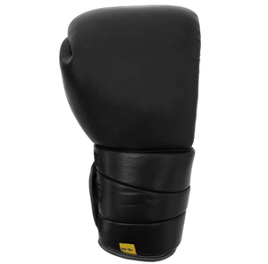 Gants de boxe MMA à lacets avec logo personnalisé, 12-16 oz, en cuir, pour entraînement au sac de frappe, pour adultes - Product Image 1