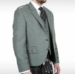 Vestes et gilets d'hiver décontractés sur mesure en tissu écossais pour hommes, costumes écossais pour mariage, blazers en vente en gros, prêts à être expédiés - Product Image 1
