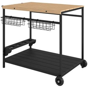 Grill Cart for Outdoor <b>Camping</b> Portable <b>Storage</b> Bar Cart - Product Image 1