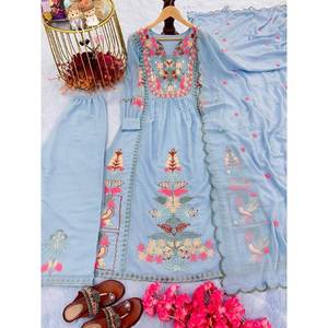 ชุดดูปองท์พลัสโซเสื้อผู้หญิงสวยพร้อมงานปักที่หนักหน่วง - Product Image 2