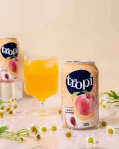 Bebida Tropi Juice en Lata de Aluminio de 330 ml, 100% Puré de Fruta, Bajo en Grasa, Esterilizada, Agua de Sandía Recién Exprimida, Sabor a Frutas Variadas, 5 Brix - Product Image 3