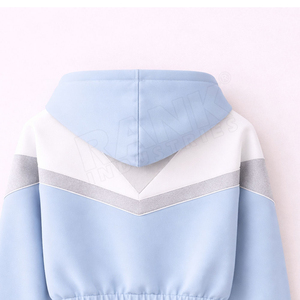 เสื้อฮู้ดครอปท็อปแฟชั่นลายปักสไตล์ใหม่สำหรับผู้หญิง ไซส์พลัส สไตล์ลำลอง - Product Image 4