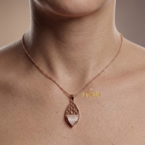 Collar con Colgante de Diamante Dorado de Lujo con Símbolo de Eternidad para Mujer, Regalo de Compromiso y Boda, Joyería Elegante de Moda - Product Image 6