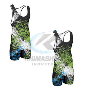 Nouvelle Arrivée : Maillot de Lutte Léger, Respirant et à Séchage Rapide avec Impression de Logo Personnalisé – Équipement de Lutte pour Hommes en Spandex et Polyester - Product Image 6