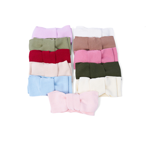 100% Cotton Solid Color Casual Baby Bow Headband Kids Bowknot Headwrap 110cm Custom Packaging Photography Gift <b>Accessory</b> - Product Image 6