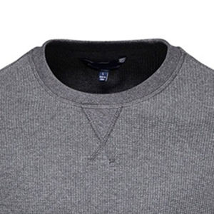 Sweat-shirt personnalisé pour homme, col rond, rouge, 2026, pull-over sur mesure pour homme, service OEM. - Product Image 2