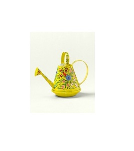 Regadera de metal de alta gama con acabado esmaltado impreso, herramienta de jardinería perfecta para uso decorativo en interiores y exteriores. - Product Image 1