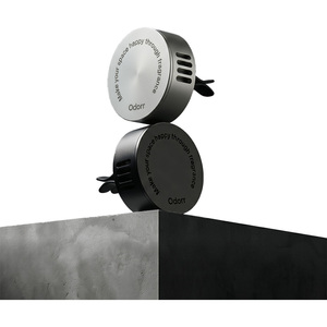 Diffuseur de parfum magnétique rechargeable en alliage d'aluminium noir mat Odorr Coin pour voiture, parfum d'ambiance, cadeau, Corée [Egg Corporation] - Product Image 2