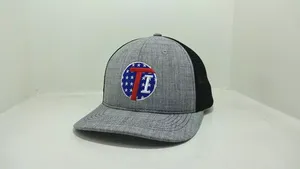 Casquette Trucker Broderie 3D Lettres en Gros, Casquette Structurée 6 Panneaux de Haute Qualité avec Maille, Profil Moyen, pour Hommes, Fabriquée au Vietnam - Product Image 2