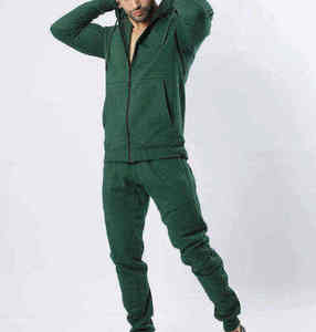 ชุดวอร์มกีฬาผ้าฟลีซคุณภาพดีที่สุด ทรงสลิมฟิต สกรีนโลโก้ได้ น้ำหนักมาก ไซส์ใหญ่พิเศษ สำหรับผู้ชาย - Product Image 4