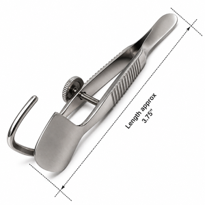 Pinza Snellen Entropion, Instrumento Quirúrgico Oftálmico para Párpados, Acero Inoxidable, Pinzas para Cirugía Ocular Derecha e Izquierda - Product Image 2