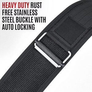 เข็มขัดพยุงเอว Geo Brother Co แบบหนาพิเศษ ทำจากนีโอพรีน ป้องกันการลื่นไถล ระบายอากาศได้ดี ปรับขนาดได้ พร้อมการปกป้องแบบครอบคลุม - Product Image 4